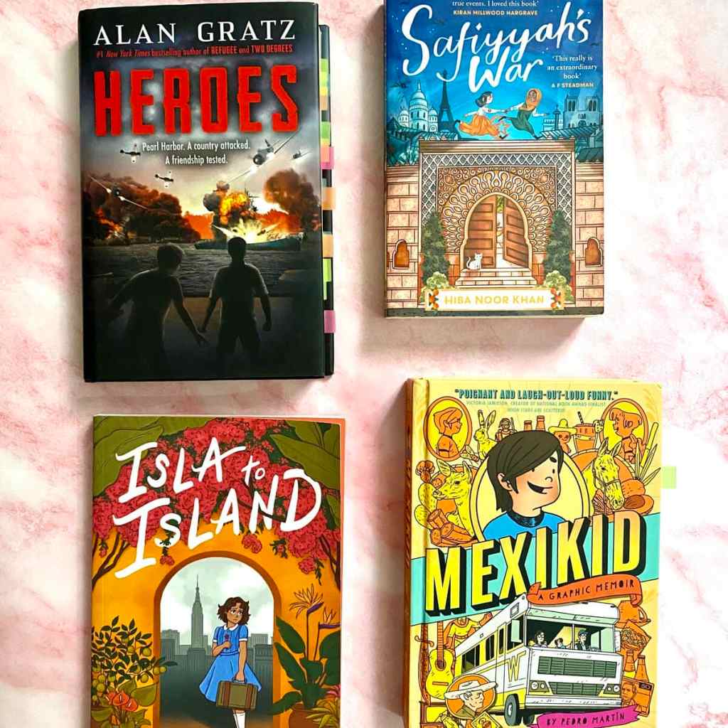 four historical fiction books for 6th graders
