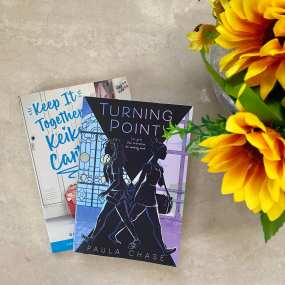 a stack of best middle grade books of 2020 including keep it together keiko carter and turning point