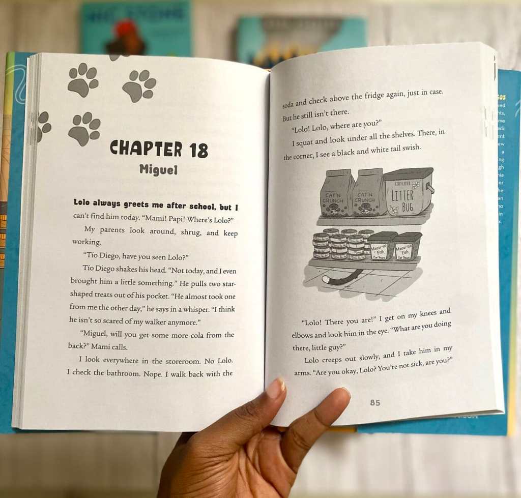 sample page of the book bodega cats