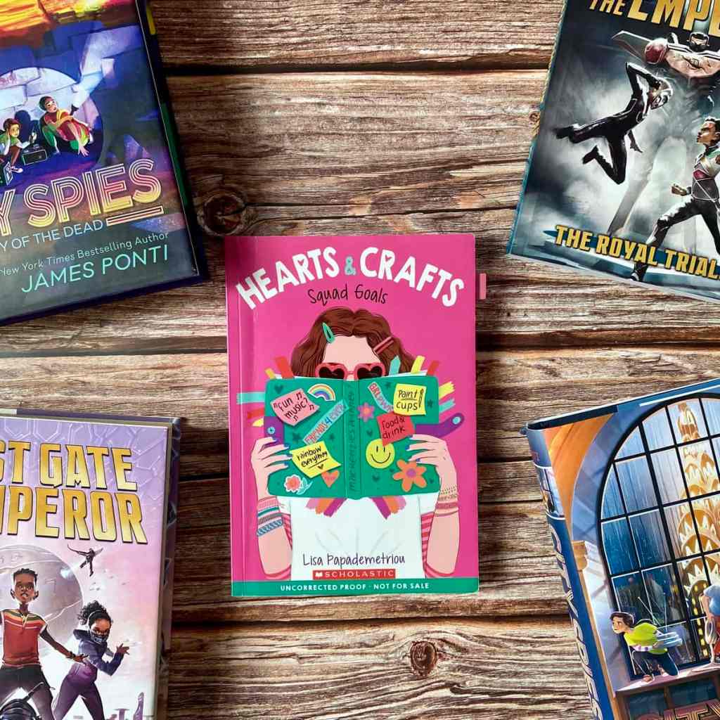 a selection of book series for 6th graders
