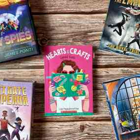 a selection of book series for 6th graders