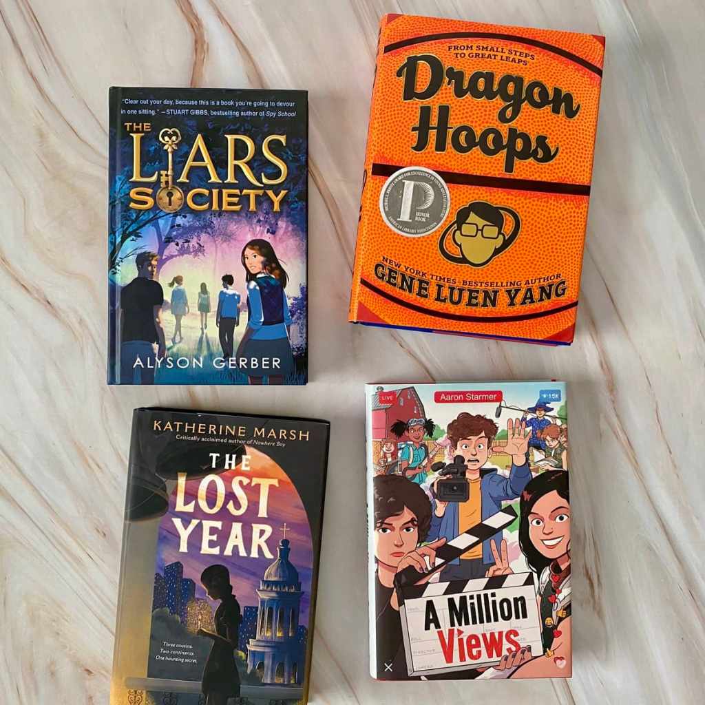 a collection of four great books for 13 year olds