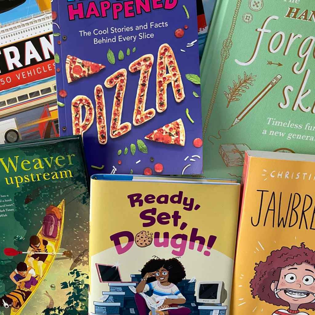 a selection of bookish gifts for kids 9-11