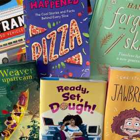 a selection of bookish gifts for kids 9-11