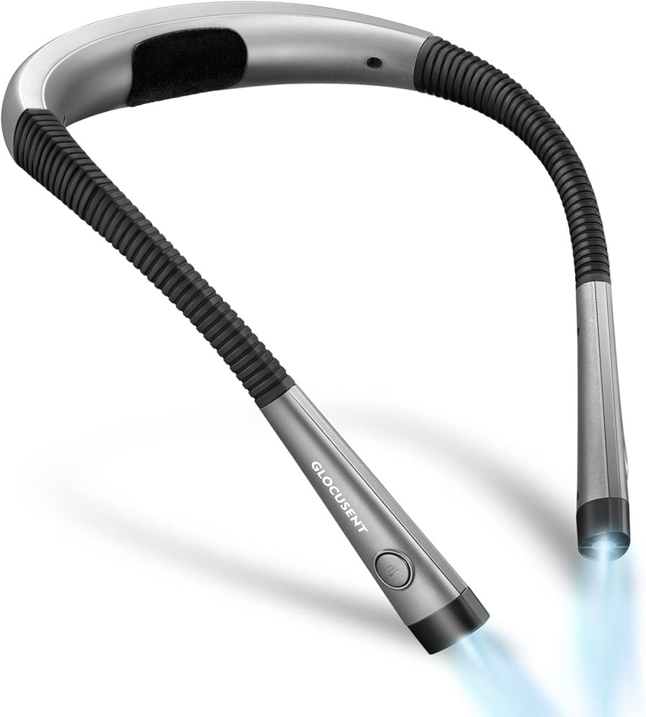 reading light to be worn on the neck