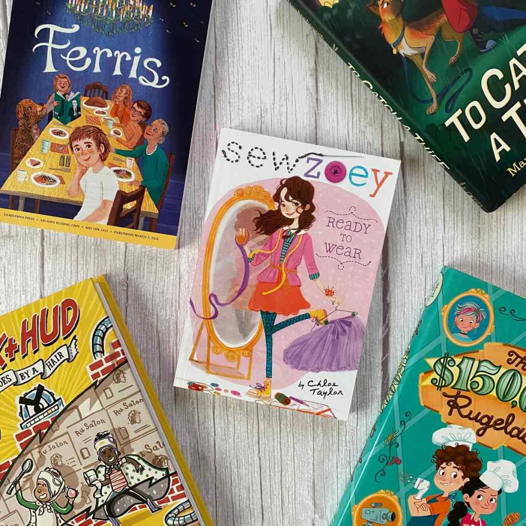 a selection of realistic fiction for 4th graders