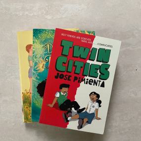 realistic fiction books for 6th graders including drawing deena, summer of june, and twin cities