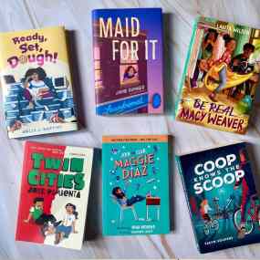 a selection of 6 fantastic books for 6th graders