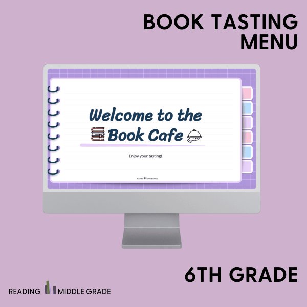 Book Tasting Menu: 6th Grade