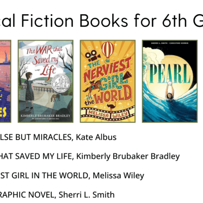 Image is showing Historical Fiction Books for 6th Graders Printable Product