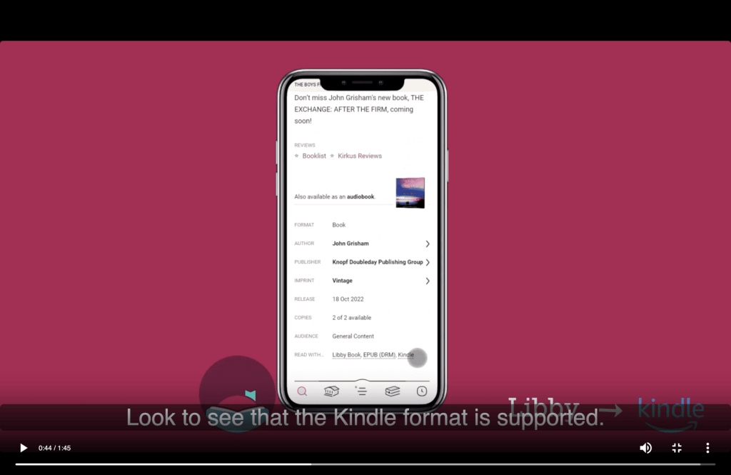 how to download Libby books on Kindle - step 1