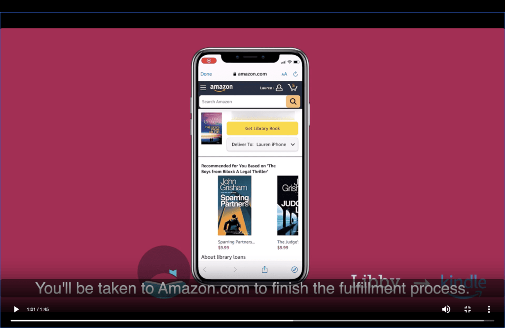 how to download Libby books on Kindle - step 2