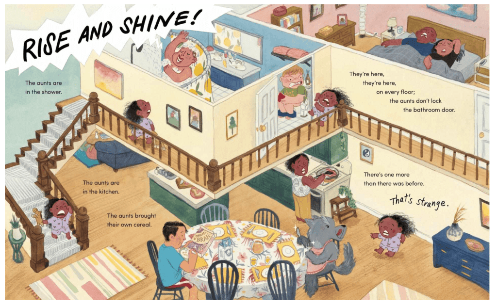 the aunts are here sample page